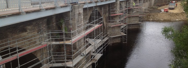 La rehabilitación del puente romano de Lugo empleó un láser escáner de alta precisión para la estructura