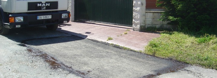 Misturas repairs jobs on the Ferrol road network