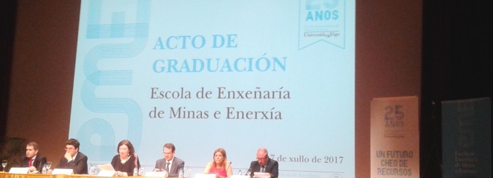 La Escuela de Minas y Energía de Vigo reconoce la trayectoria de Misturas y su apoyo a la Universidad