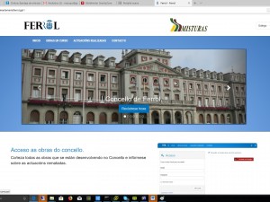 The neighbors of Ferrol can request the repair of roads on the Internet