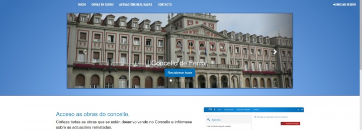Os vizinhos de Ferrol podem solicitar o arranjo de estradas e ruas através de Internet