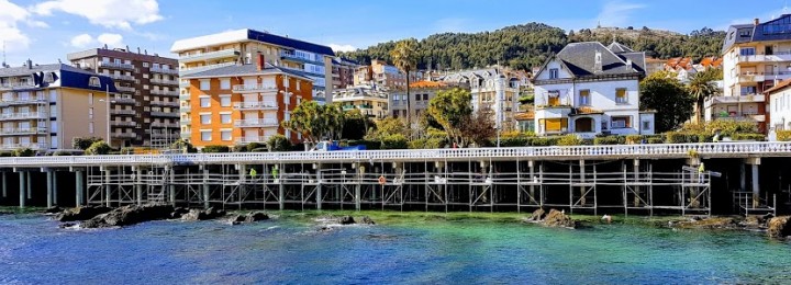 Rematado o reforzo dos piares no Paseo Marítimo de Castro Urdiales