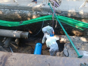 Monforte de Lemos estrena una sustancial mejora de la red de saneamiento urbana