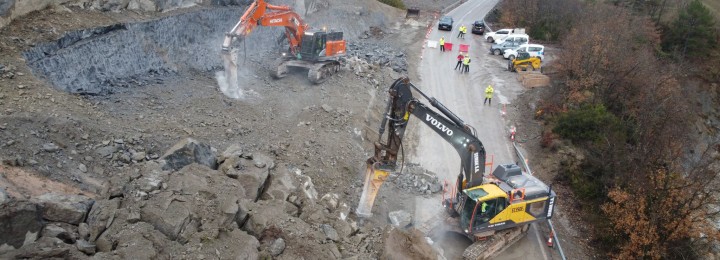 A pleno rendimiento en el macroplan de carreteras de la comunidad de Aragón